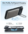 ESR Classic Hybrid MagSafe iPhone 17 Air Hoesje Stand Transparant Zwart afbeelding 8