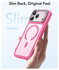ESR Classic Hybrid MagSafe iPhone 17 Pro Hoesje Stand Roze afbeelding 8