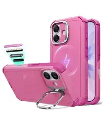 ESR Cyber Tough iPhone 17 Hoesje Stand MagSafe Back Cover Roze afbeelding