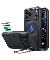 ESR Cyber Tough iPhone 17 Pro Hoesje Stand MagSafe Back Cover Zwart afbeelding