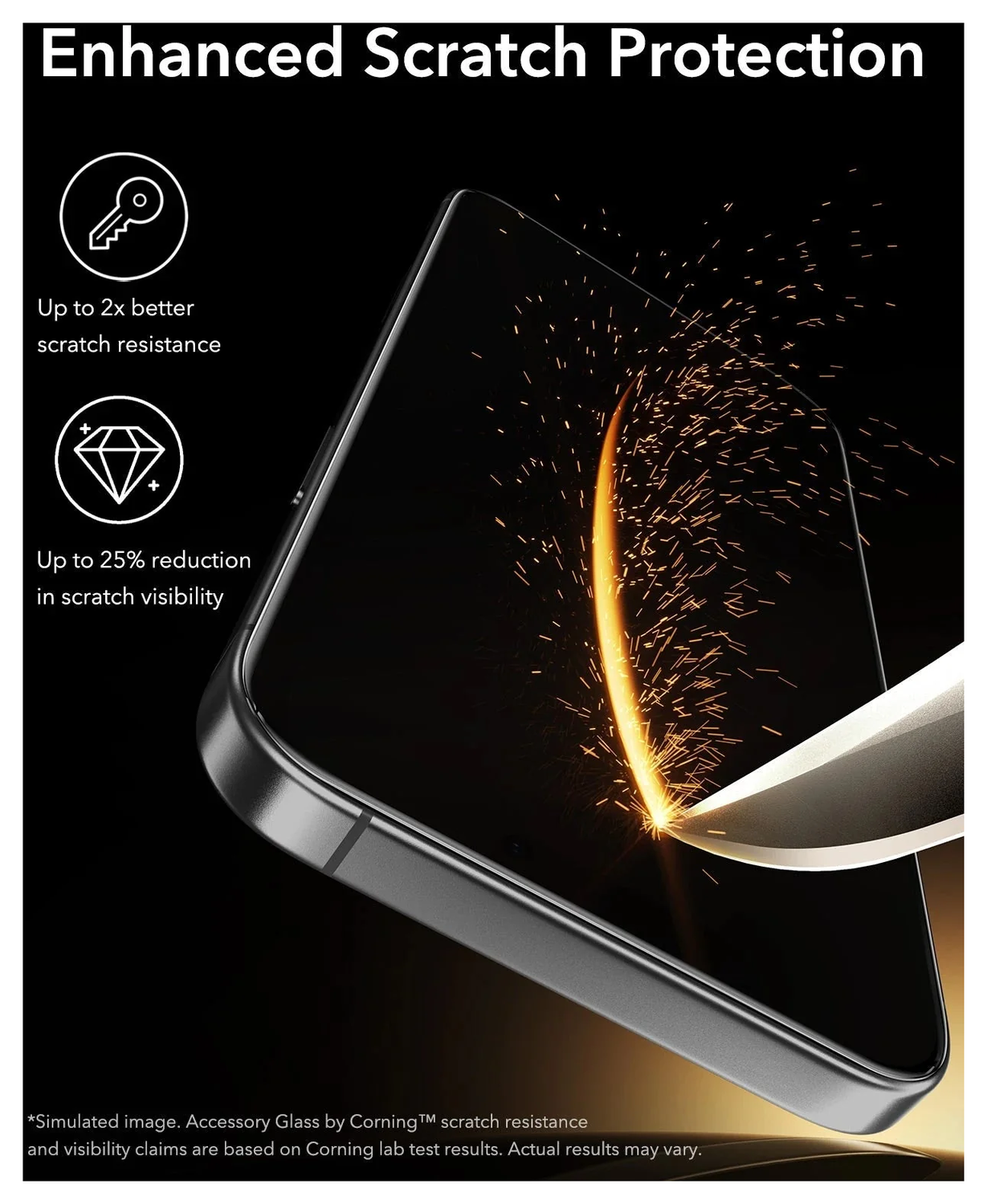 ESR UltraFit Armorite Pro iPhone 17 Pro Tempered Glass (3-Pack) afbeelding 8