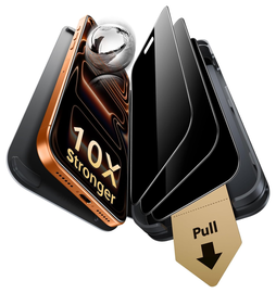 ESR UltraFit Armorite Pro Privacy iPhone 17 Pro Max Screen Protector (3-Pack) afbeelding