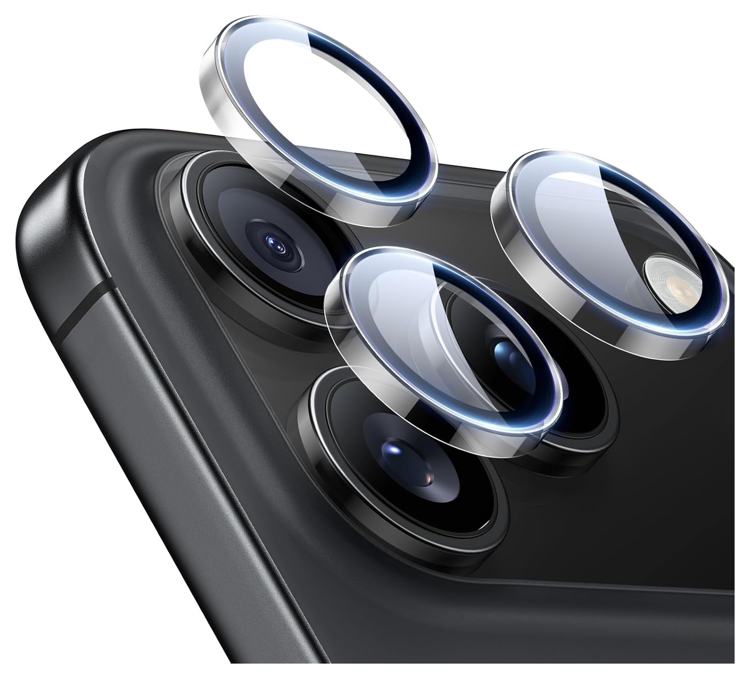 ESR Armorite iPhone 17 Pro (Max)/16 Pro (Max) Camera Lens Protector Transparant afbeelding 1