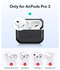 ESR Orbit Hybrid HaloLock Apple AirPods Pro 3 (2025) Hoesje MagSafe Zwart afbeelding 9