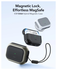 ESR Orbit Hybrid HaloLock Apple AirPods Pro 3 (2025) Hoesje MagSafe Titanium afbeelding 2