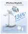 ESR Orbit Hybrid HaloLock Apple AirPods Pro 3 (2025) Hoesje MagSafe Wit afbeelding 3