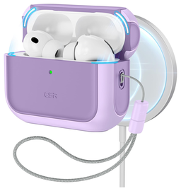 ESR Orbit Hybrid HaloLock Apple AirPods Pro 3 (2025) Hoesje MagSafe Paars afbeelding