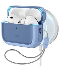 ESR Orbit Hybrid HaloLock Apple AirPods Pro 3 (2025) Hoesje MagSafe Blauw afbeelding