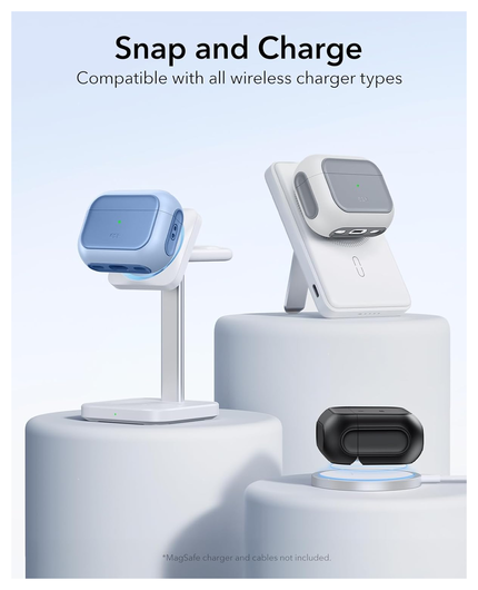 ESR Orbit Hybrid HaloLock Apple AirPods Pro 3 (2025) Hoesje MagSafe Blauw afbeelding 9