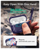ESR Cyber FlickLock AirPods Pro 3 (2025) Hoesje MagSafe Paars afbeelding 4