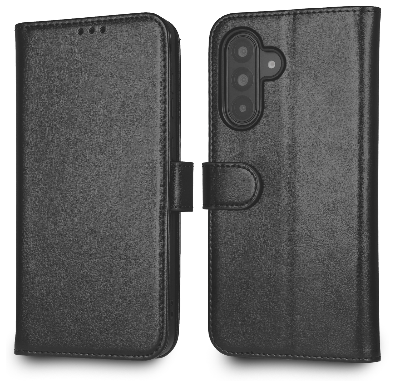 Rosso Element Samsung Galaxy A17 Hoesje Book Case Wallet Zwart afbeelding 1