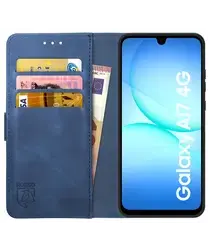Rosso Element Samsung Galaxy A17 Hoesje Book Case Wallet Blauw afbeelding