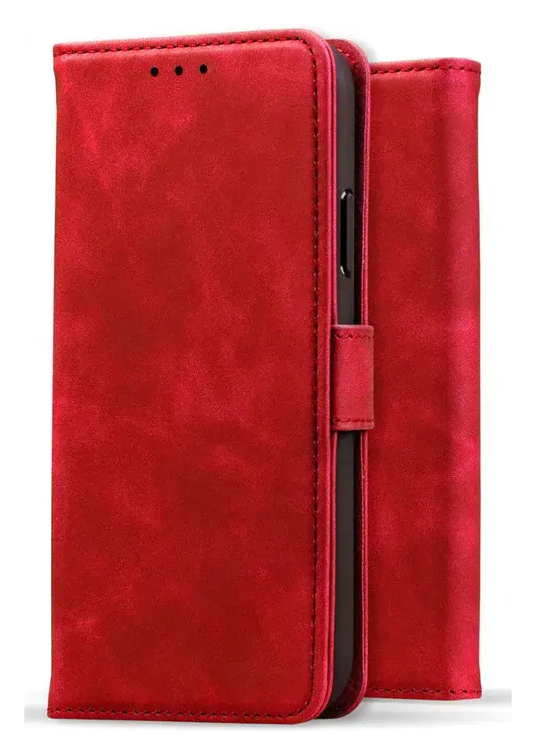Rosso Element Samsung Galaxy A17 Hoesje Book Case Wallet Rood afbeelding 8