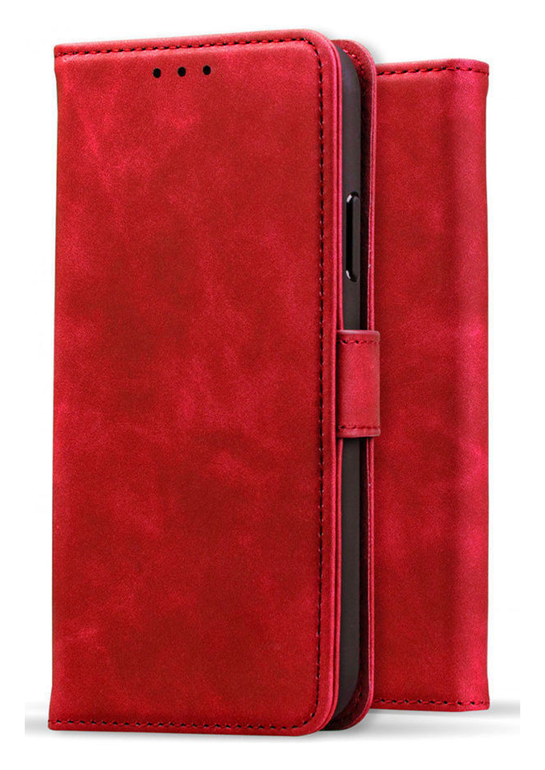 Rosso Element Samsung Galaxy A07 Hoesje Book Case Wallet Rood afbeelding 1