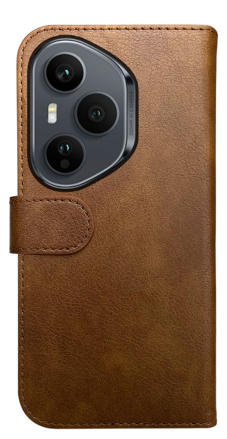 Rosso Element Honor 400 Pro Hoesje Book Case Wallet Bruin afbeelding 2