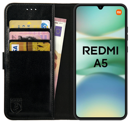 Rosso Element Xiaomi Redmi A5 Hoesje Book Case Wallet Zwart
