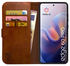 Rosso Element Motorola Edge 60 Pro Hoesje Book Case Wallet Bruin