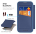 Dux Ducis Skin X Pro Apple iPhone 17 Hoesje MagSafe Book Case Blauw afbeelding 5