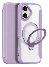 Dux Ducis Skin X Pro Apple iPhone 17 Hoesje MagSafe Book Case Paars