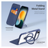 Dux Ducis Skin X Pro iPhone Air Hoesje MagSafe RFID Book Case Blauw afbeelding 6
