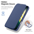 Dux Ducis Skin X Pro iPhone Air Hoesje MagSafe RFID Book Case Blauw afbeelding 8