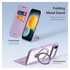 Dux Ducis Skin X Pro iPhone Air Hoesje MagSafe RFID Book Case Paars afbeelding 5