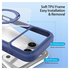 Dux Ducis Skin X Pro Apple iPhone 17 Pro Hoesje MagSafe RFID Book Case Blauw afbeelding 10