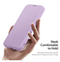Dux Ducis Skin X Pro Apple iPhone 17 Pro Hoesje MagSafe RFID Book Case Paars afbeelding 7
