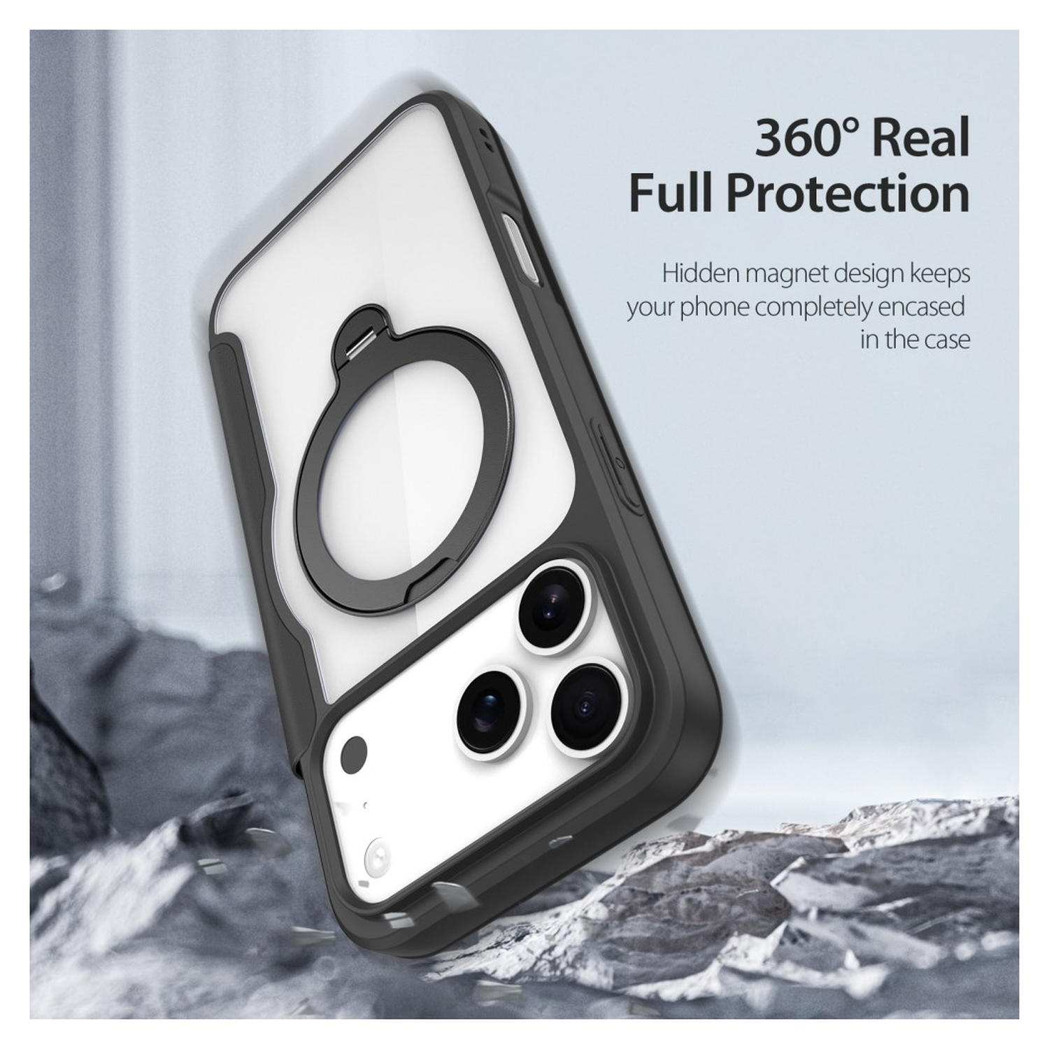 Dux Ducis Skin X Pro iPhone 17 Pro Max Hoesje MagSafe RFID Book Case Zwart afbeelding 2