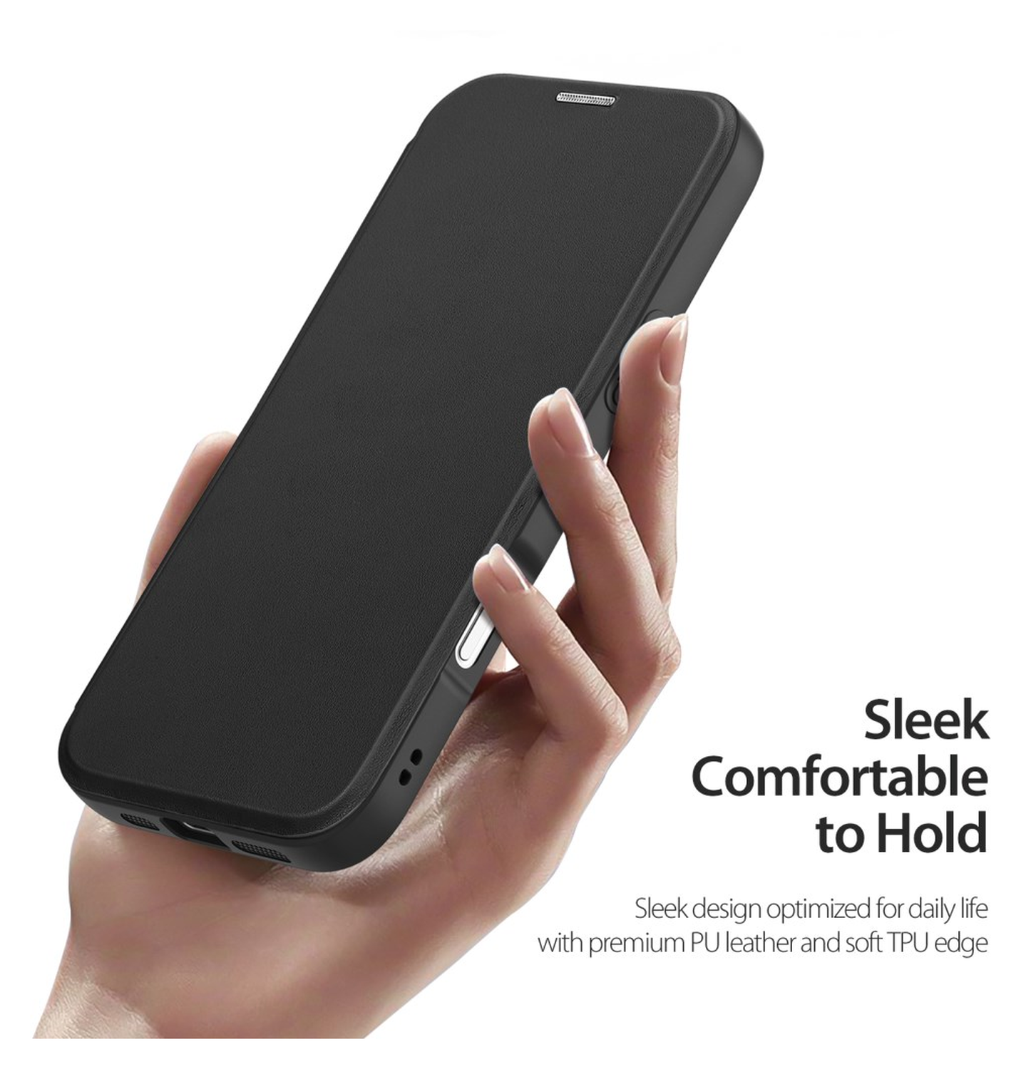 Dux Ducis Skin X Pro iPhone 17 Pro Max Hoesje MagSafe RFID Book Case Zwart afbeelding 7