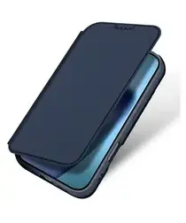 Dux Ducis Skin Pro Apple iPhone 17 Hoesje Portemonnee Book Case Blauw afbeelding