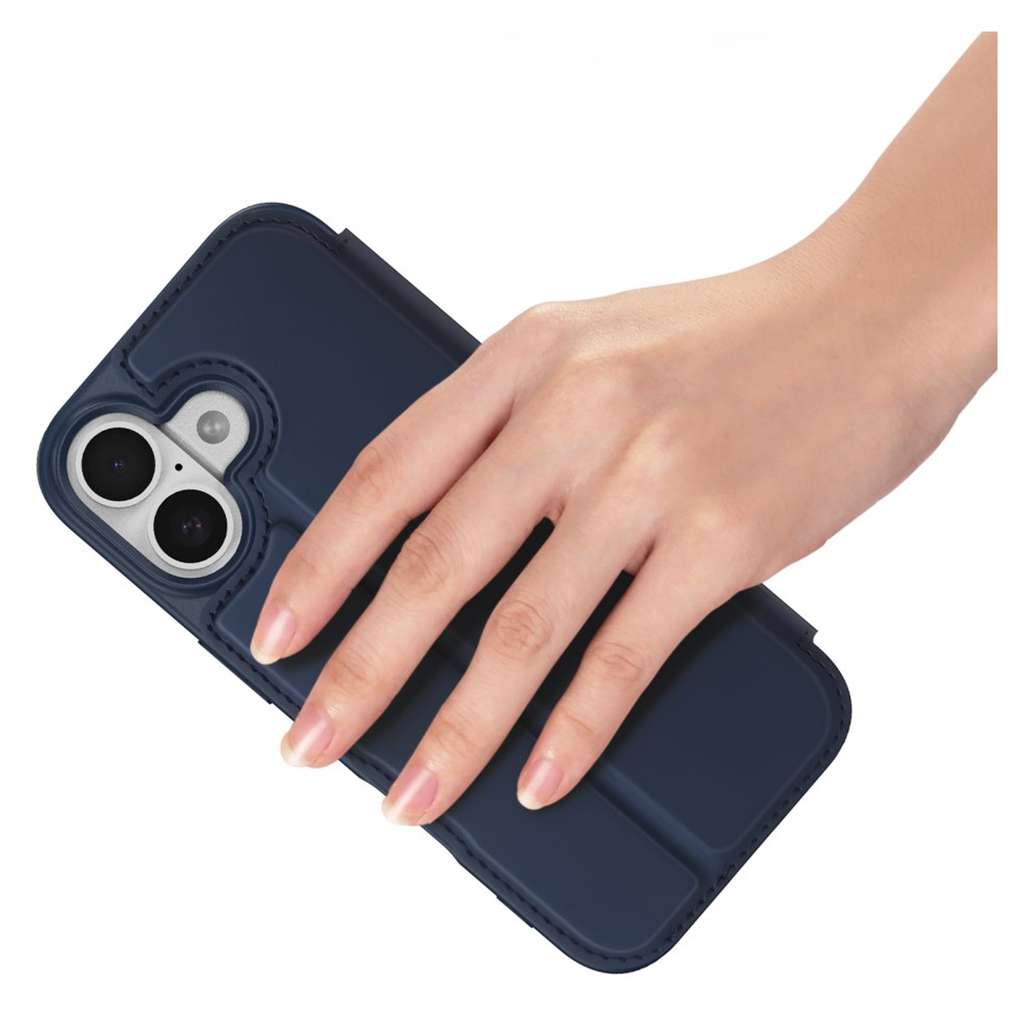 Dux Ducis Skin Pro Apple iPhone 17 Hoesje Portemonnee Book Case Blauw afbeelding 7