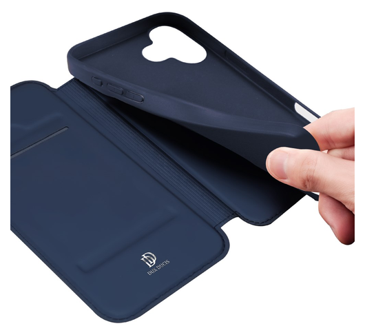 Dux Ducis Skin Pro Apple iPhone 17 Hoesje Portemonnee Book Case Blauw afbeelding 8