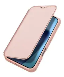 Dux Ducis Skin Pro Apple iPhone 17 Hoesje Portemonnee Book Case Roze afbeelding