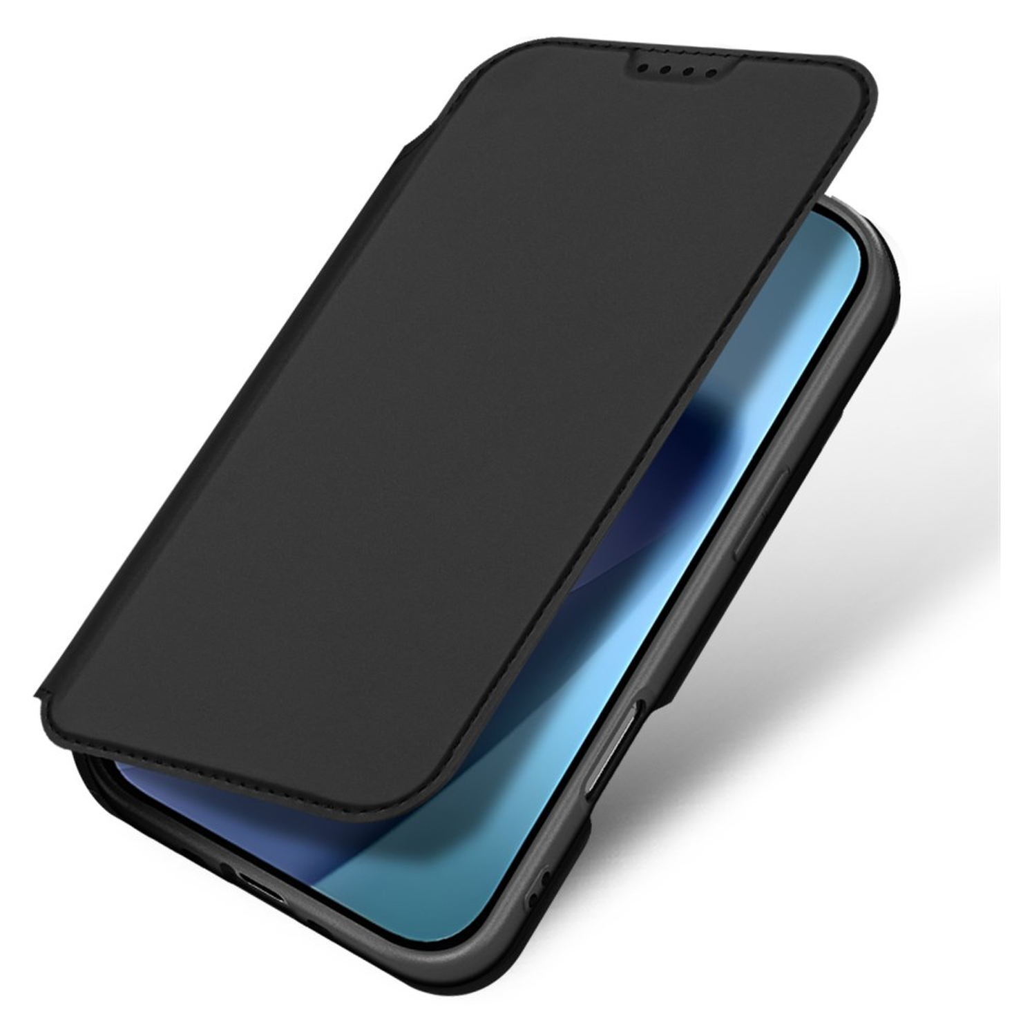 Dux Ducis Skin Pro Apple iPhone 17 Air Hoesje Portemonnee Book Case Zwart afbeelding 1