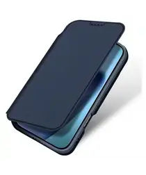 Dux Ducis Skin Pro Apple iPhone 17 Air Hoesje Portemonnee Book Case Blauw afbeelding