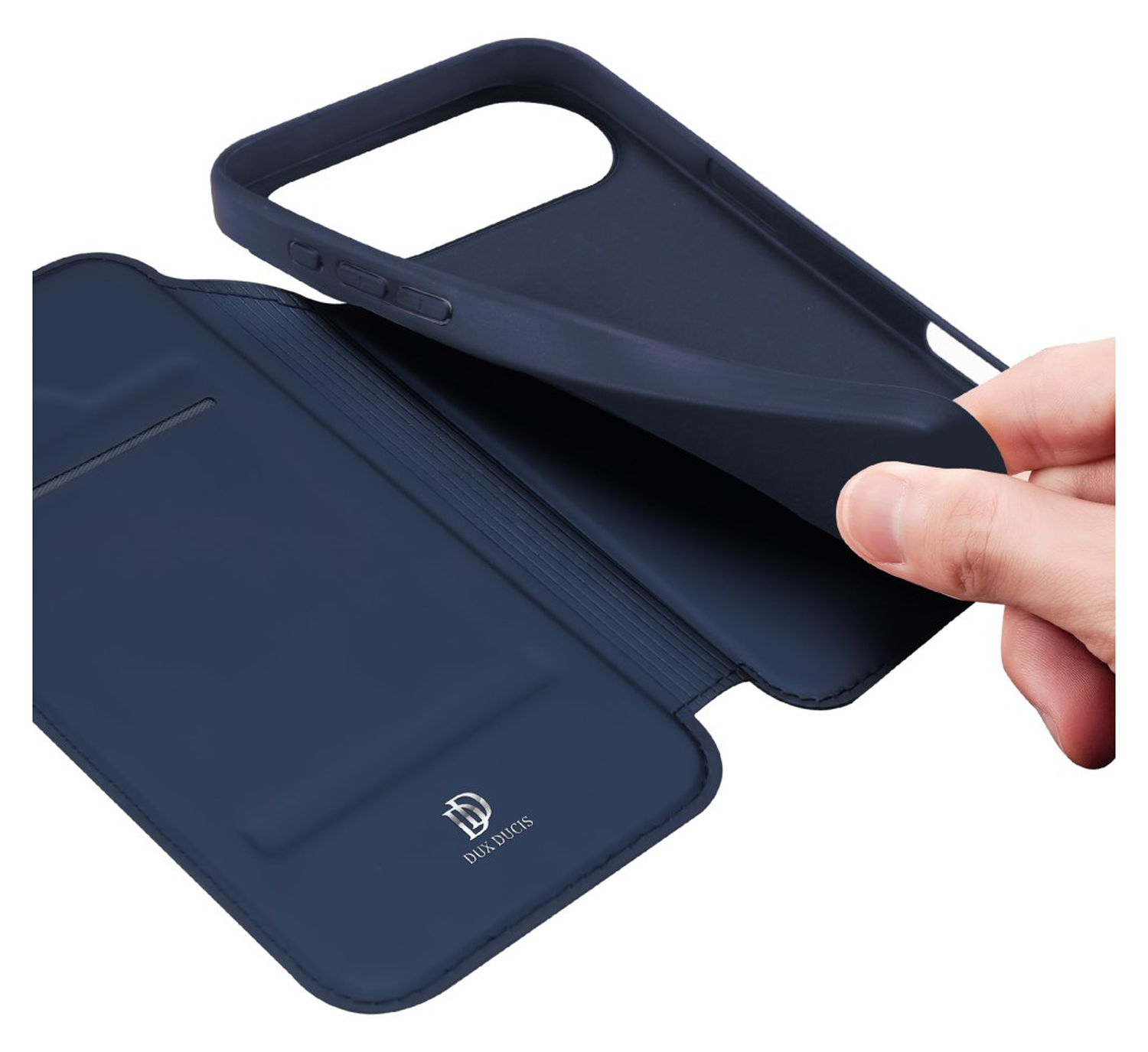Dux Ducis Skin Pro Apple iPhone 17 Air Hoesje Portemonnee Book Case Blauw afbeelding 8
