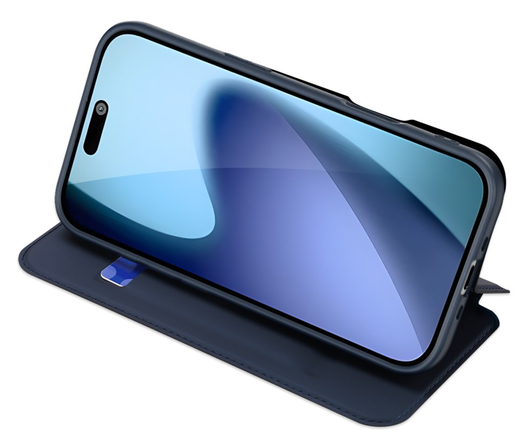 Dux Ducis Skin Pro Apple iPhone 17 Air Hoesje Portemonnee Book Case Blauw afbeelding 6