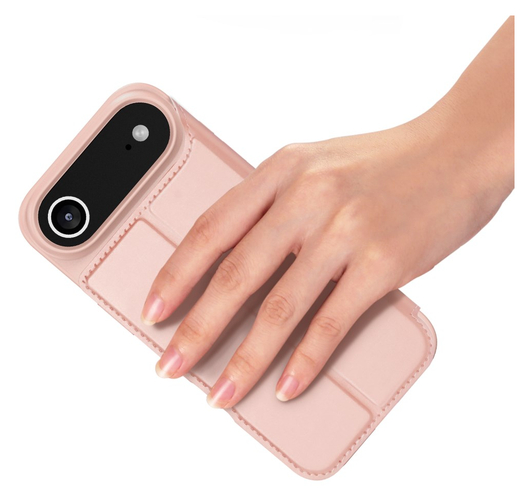 Dux Ducis Skin Pro Apple iPhone 17 Air Hoesje Portemonnee Book Case Roze afbeelding 7