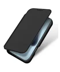 Dux Ducis Skin Pro Apple iPhone 17 Pro Hoesje Portemonnee Book Case Zwart afbeelding