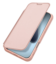 Dux Ducis Skin Pro Apple iPhone 17 Pro Hoesje Portemonnee Book Case Roze