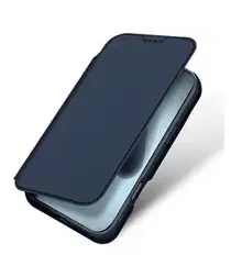 Dux Ducis Skin Pro Apple iPhone 17 Pro Max Hoesje Portemonnee Book Case Blauw afbeelding