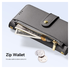 Dux Ducis Lawa Apple iPhone 17 Hoesje 2-in-1 Wallet Book Case MagSafe Grijs afbeelding 10
