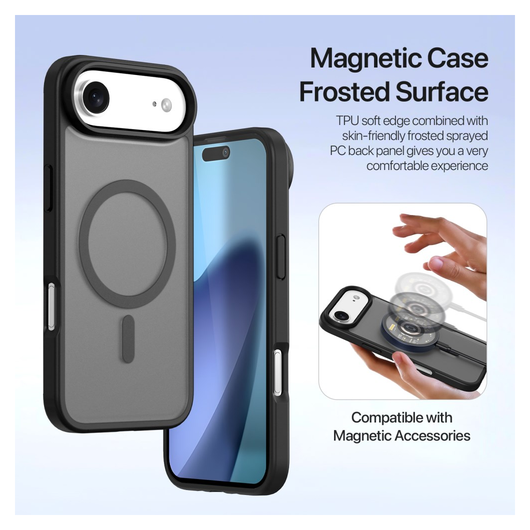 Dux Ducis Lawa Apple iPhone 17 Air Hoesje 2-in-1 Wallet Book Case MagSafe Zwart afbeelding 8