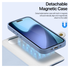 Dux Ducis Lawa Apple iPhone 17 Air Hoesje 2-in-1 Wallet Book Case MagSafe Blauw afbeelding 5