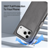 Dux Ducis Lawa Apple iPhone 17 Pro Hoesje 2-in-1 Wallet Book Case MagSafe Grijs afbeelding 4