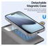 Dux Ducis Lawa Apple iPhone 17 Pro Hoesje 2-in-1 Wallet Book Case MagSafe Grijs afbeelding 7