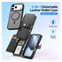 Dux Ducis Lawa iPhone 17 Pro Max Hoesje 2-in-1 Wallet Book Case MagSafe Zwart afbeelding 3