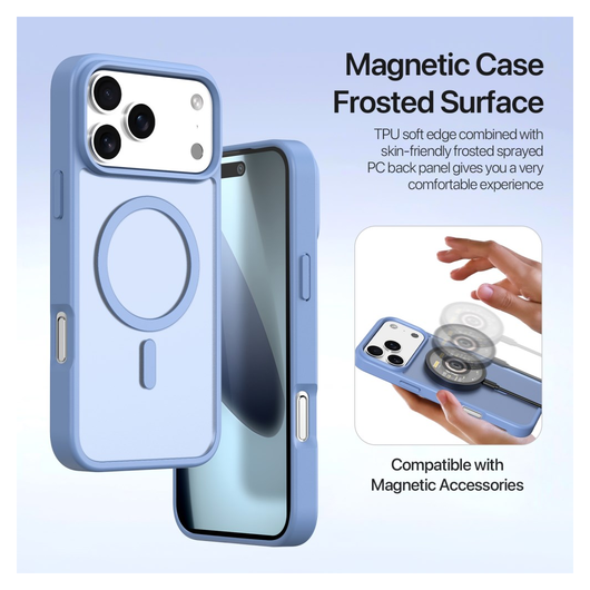 Dux Ducis Lawa iPhone 17 Pro Max Hoesje 2-in-1 Wallet Book Case MagSafe Blauw afbeelding 8