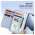 Dux Ducis Lawa iPhone 17 Pro Max Hoesje 2-in-1 Wallet Book Case MagSafe Blauw afbeelding 9